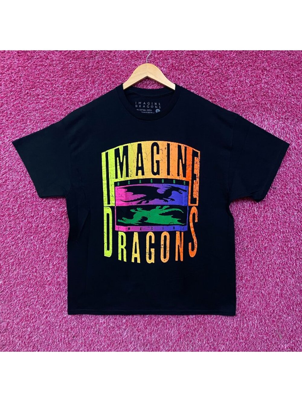 Imagine Dragons Double Dragon Rock Graphic T-Shirts XL